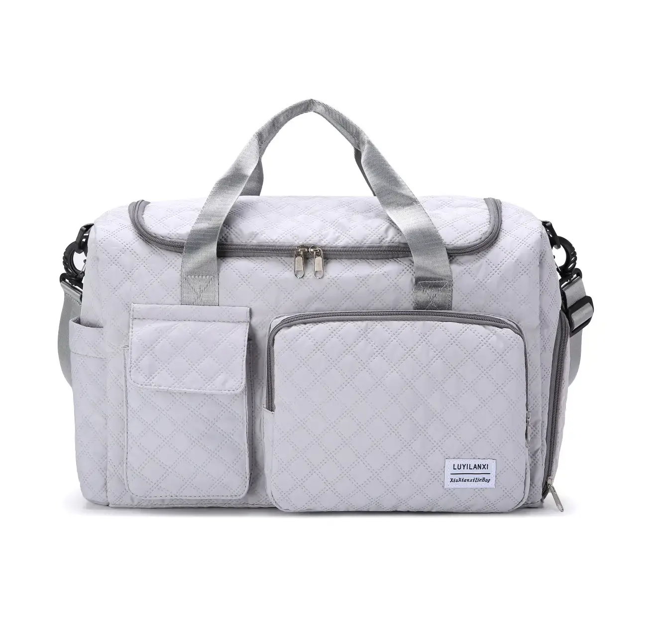 Pink Oxford Travel Bag Large Capacity - Image 6