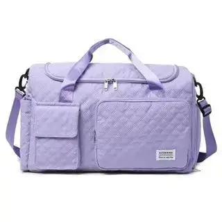 Pink Oxford Travel Bag Large Capacity - Image 7
