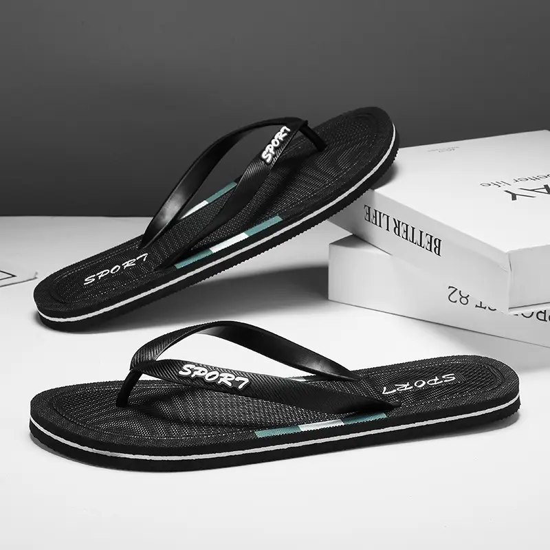 Flip Flops Men's Clip Feet High-end Sense Vietnam High-face Value Korean Style Open Toe Slippers with Rubber Bottom Quality Summer Men's Slippers - Image 4