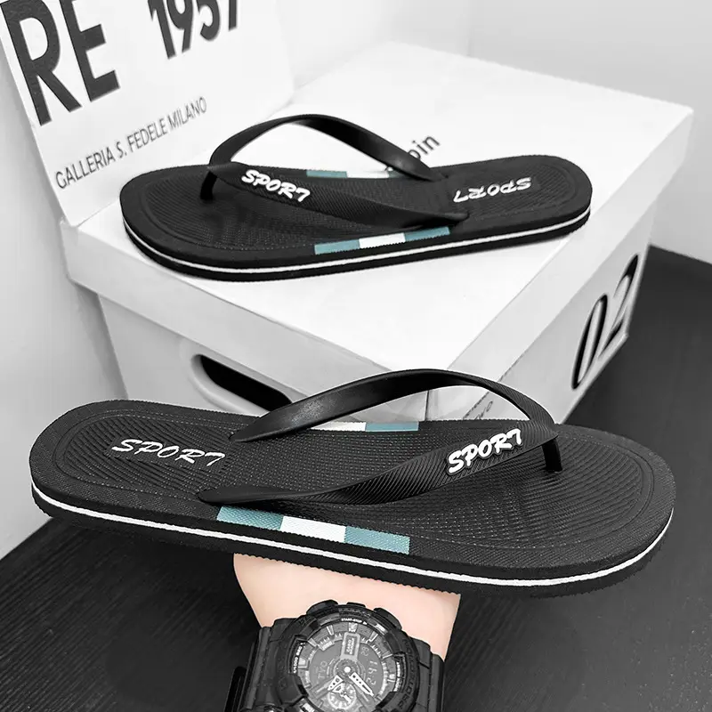 Flip Flops Men's Clip Feet High-end Sense Vietnam High-face Value Korean Style Open Toe Slippers with Rubber Bottom Quality Summer Men's Slippers - Image 5