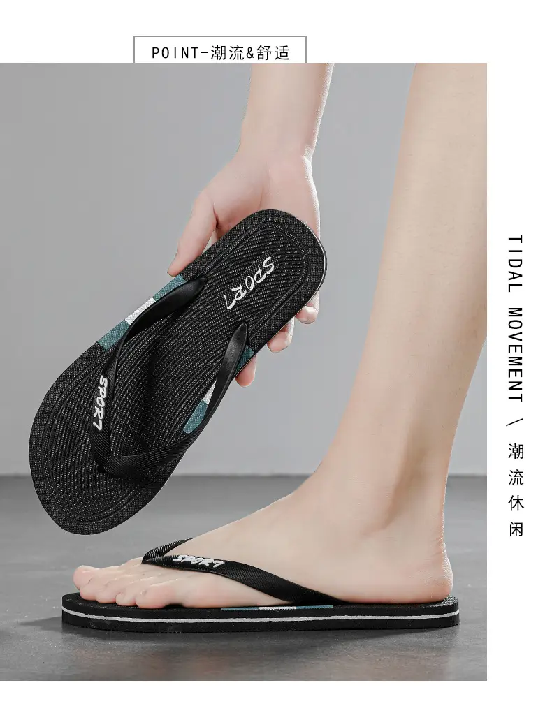 Flip Flops Men's Clip Feet High-end Sense Vietnam High-face Value Korean Style Open Toe Slippers with Rubber Bottom Quality Summer Men's Slippers — feature 10