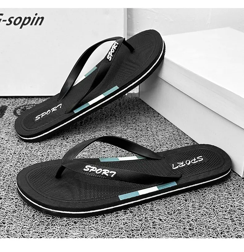 Flip Flops Men's Clip Feet High-end Sense Vietnam High-face Value Korean Style Open Toe Slippers with Rubber Bottom Quality Summer Men's Slippers — feature 15