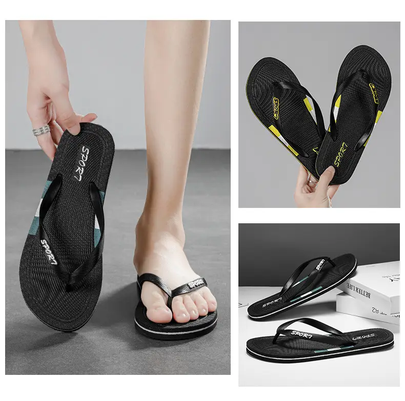 Flip Flops Men's Clip Feet High-end Sense Vietnam High-face Value Korean Style Open Toe Slippers with Rubber Bottom Quality Summer Men's Slippers — feature 2