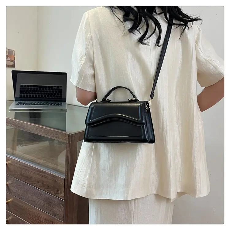 Women's 2024 Spring Shoulder Messenger Bags Black Red Blue Orange - Image 12