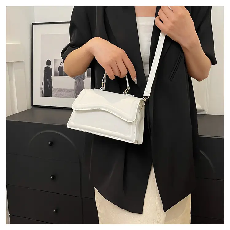 Women's 2024 Spring Shoulder Messenger Bags Black Red Blue Orange - Image 13