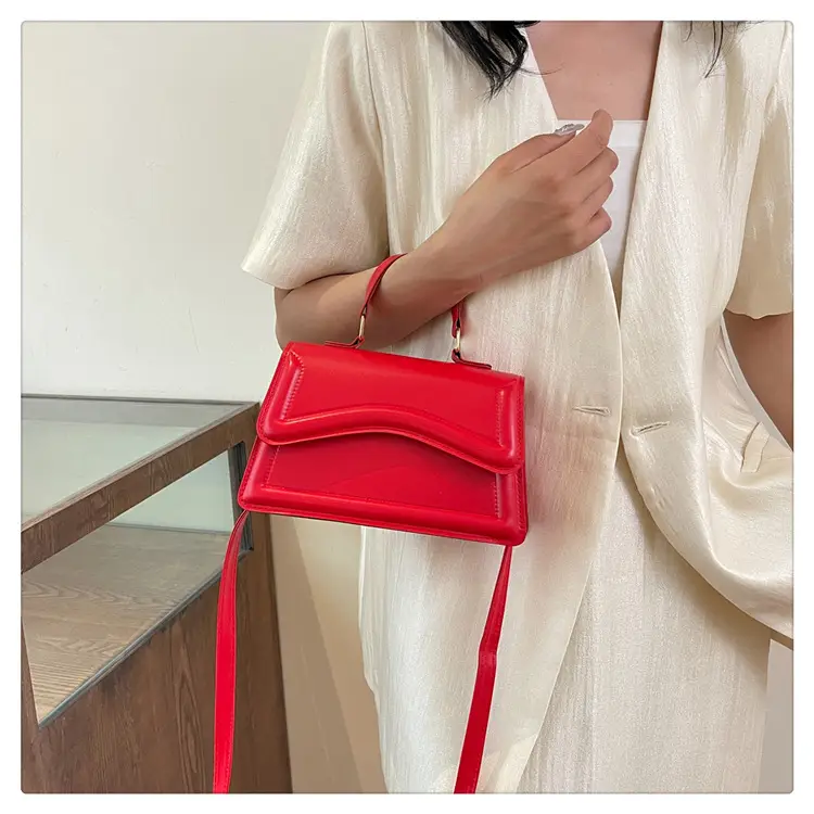 Women's 2024 Spring Shoulder Messenger Bags Black Red Blue Orange — feature 14