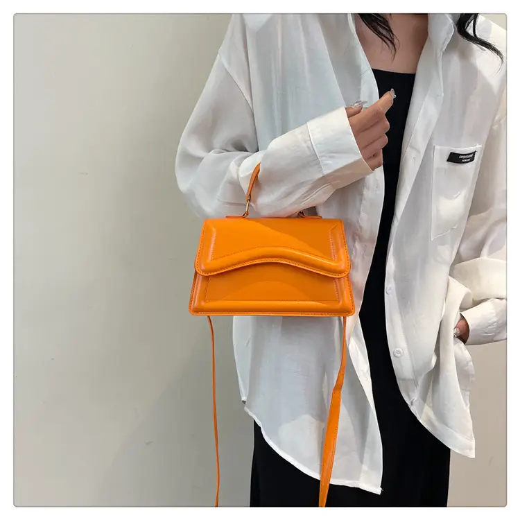Women's 2024 Spring Shoulder Messenger Bags Black Red Blue Orange — feature 20