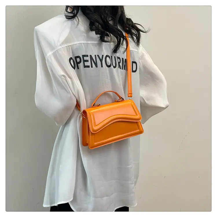 Women's 2024 Spring Shoulder Messenger Bags Black Red Blue Orange — feature 21