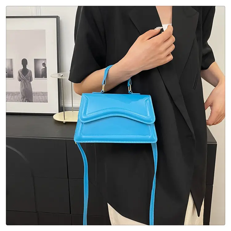 Women's 2024 Spring Shoulder Messenger Bags Black Red Blue Orange — feature 22
