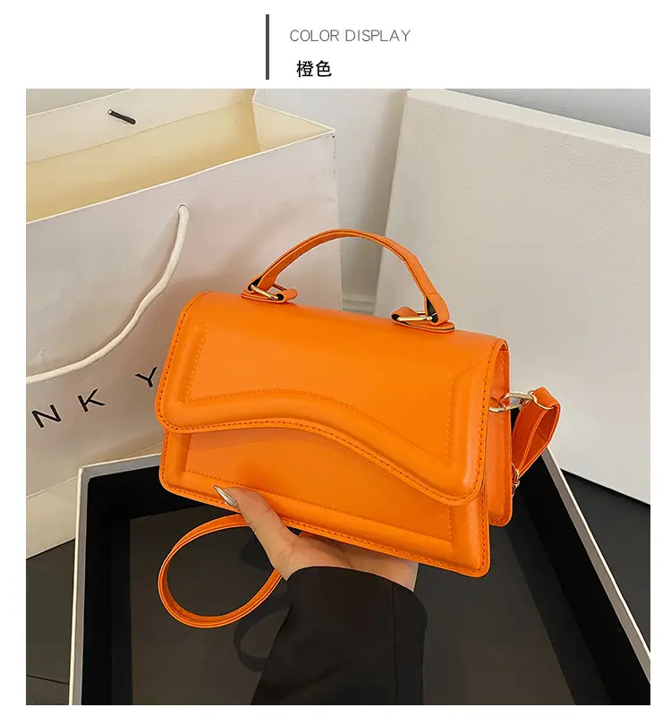 Women's 2024 Spring Shoulder Messenger Bags Black Red Blue Orange — feature 28