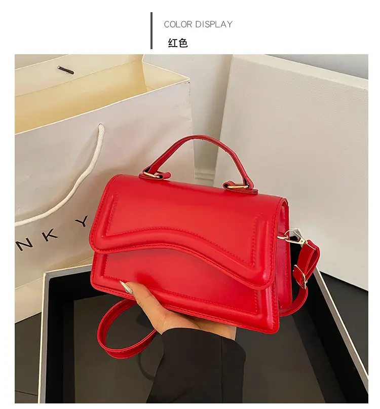 Women's 2024 Spring Shoulder Messenger Bags Black Red Blue Orange — feature 29