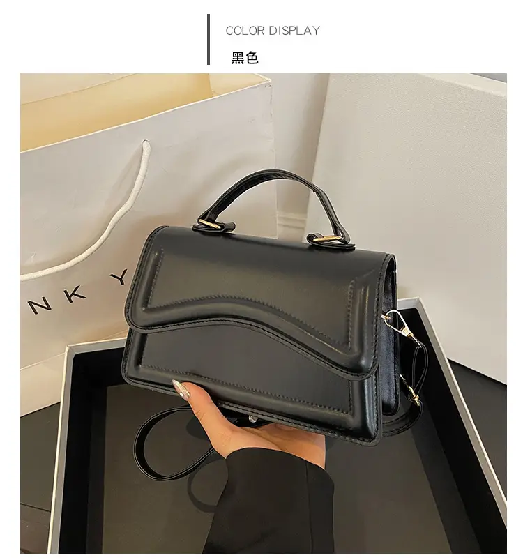 Women's 2024 Spring Shoulder Messenger Bags Black Red Blue Orange — feature 30