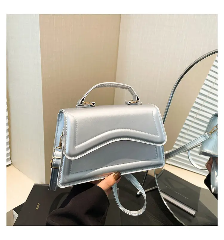 Women's 2024 Spring Shoulder Messenger Bags Black Red Blue Orange - Image 9