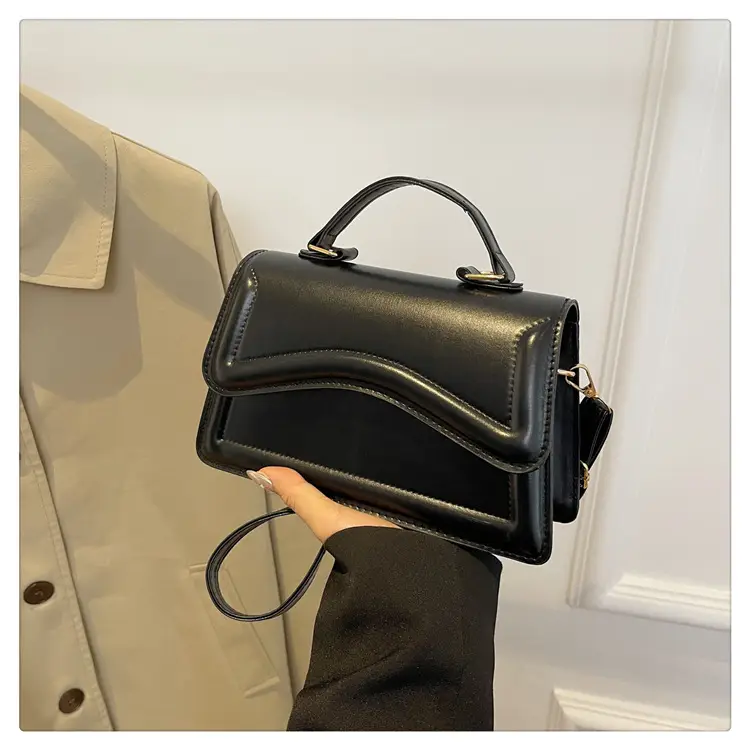 Women's 2024 Spring Shoulder Messenger Bags Black Red Blue Orange - Image 4