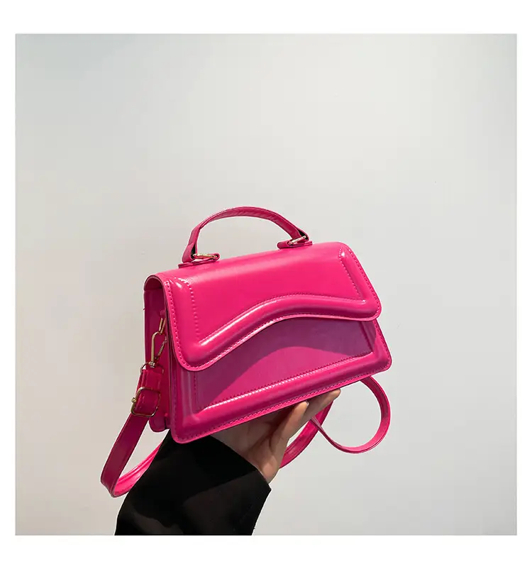 Women's 2024 Spring Shoulder Messenger Bags Black Red Blue Orange - Image 5