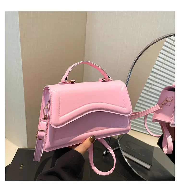 Women's 2024 Spring Shoulder Messenger Bags Black Red Blue Orange - Image 7