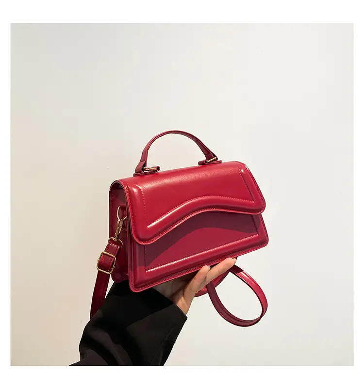 Women's 2024 Spring Shoulder Messenger Bags Black Red Blue Orange - Image 8