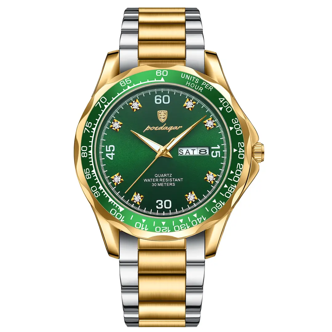 Swiss brand men's watch new fashion waterproof luminous quartz watch live foreign trade explosions a generation of hair - Image 8