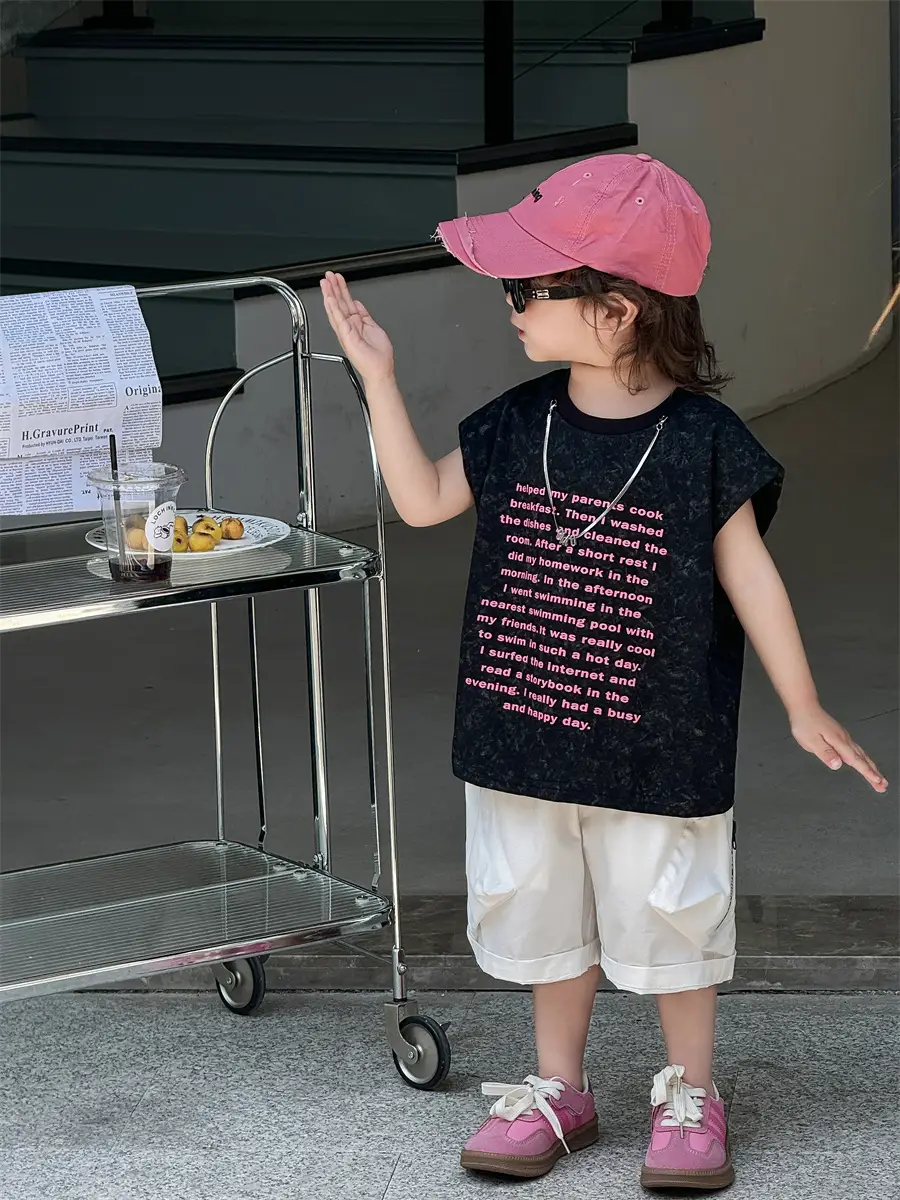 Baby Summer Letter T-Shirt Thin Kids 2025 — feature 15