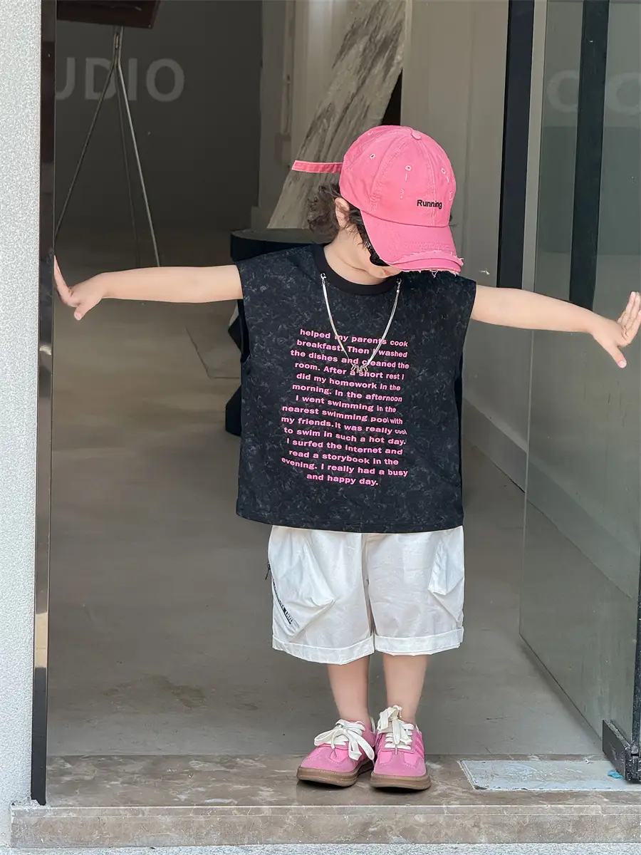 Baby Summer Letter T-Shirt Thin Kids 2025 — feature 18