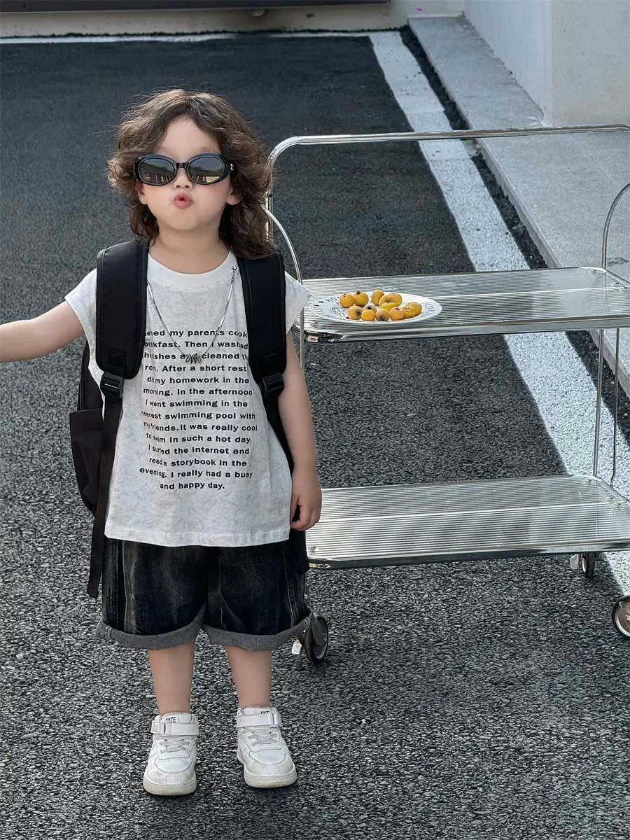 Baby Summer Letter T-Shirt Thin Kids 2025 — feature 19