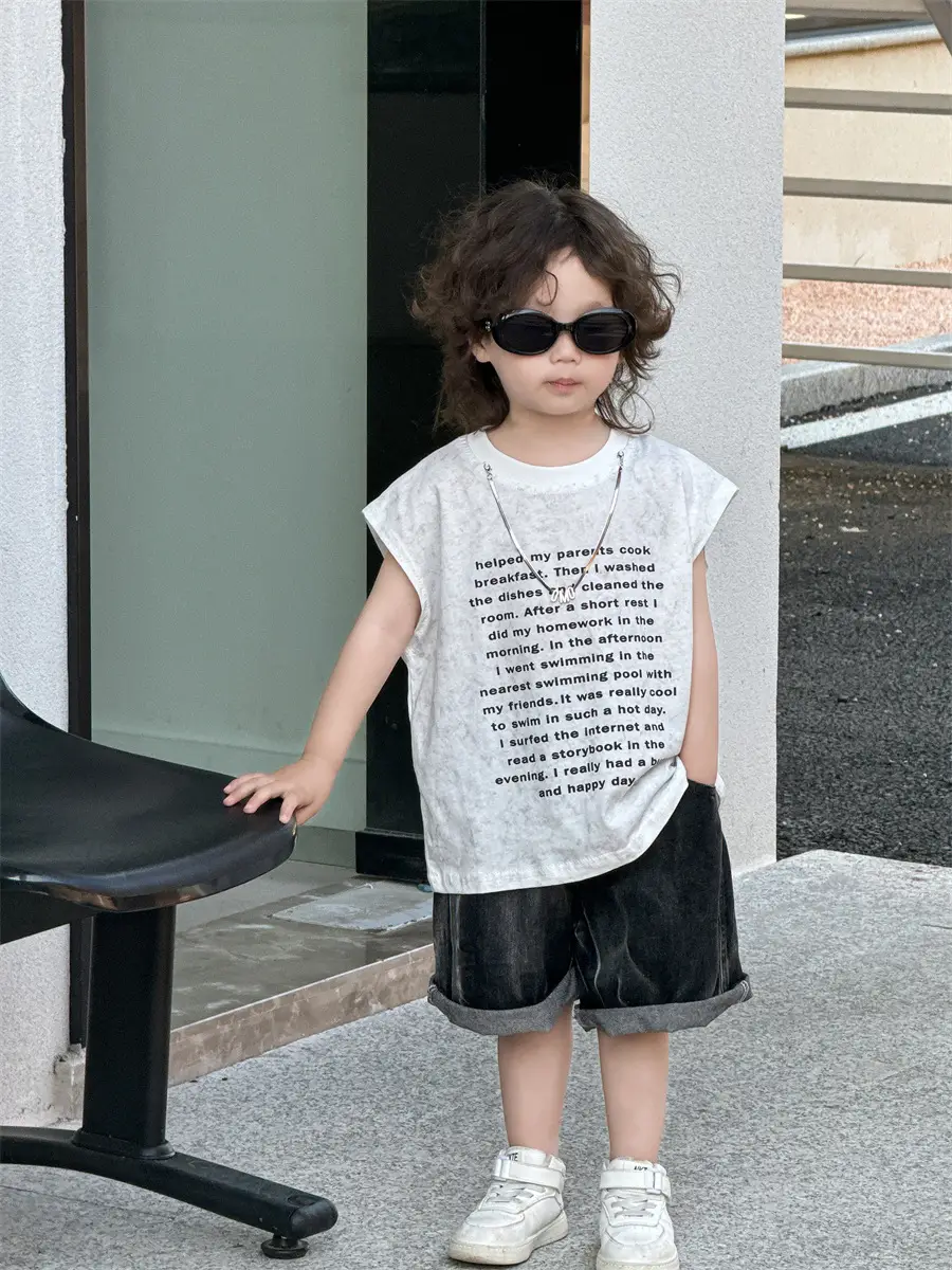Baby Summer Letter T-Shirt Thin Kids 2025 — feature 21