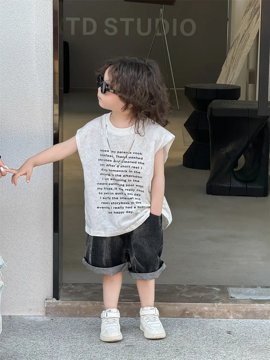 Baby Summer Letter T-Shirt Thin Kids 2025 — feature 7