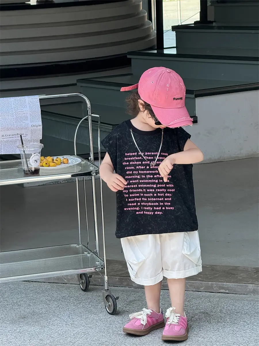Baby Summer Letter T-Shirt Thin Kids 2025 — feature 8