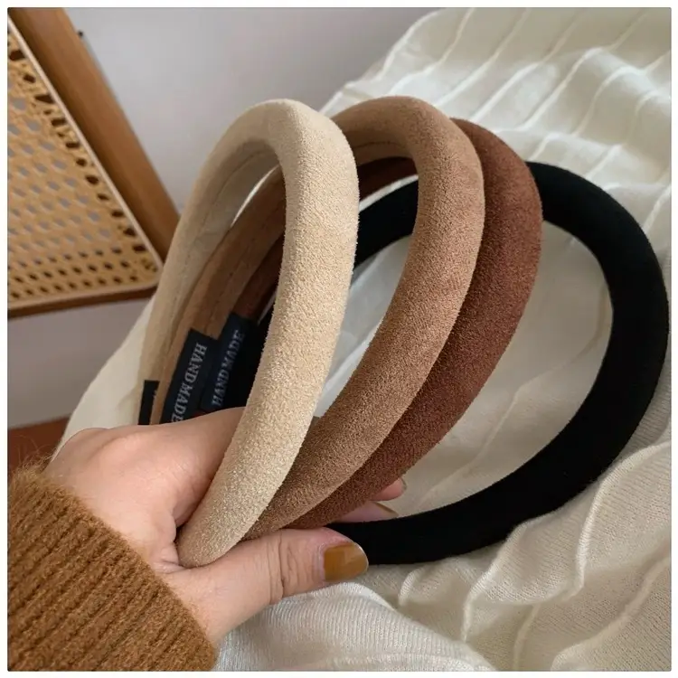 Suede Headband Autumn Winter Brown 2024 — feature 3