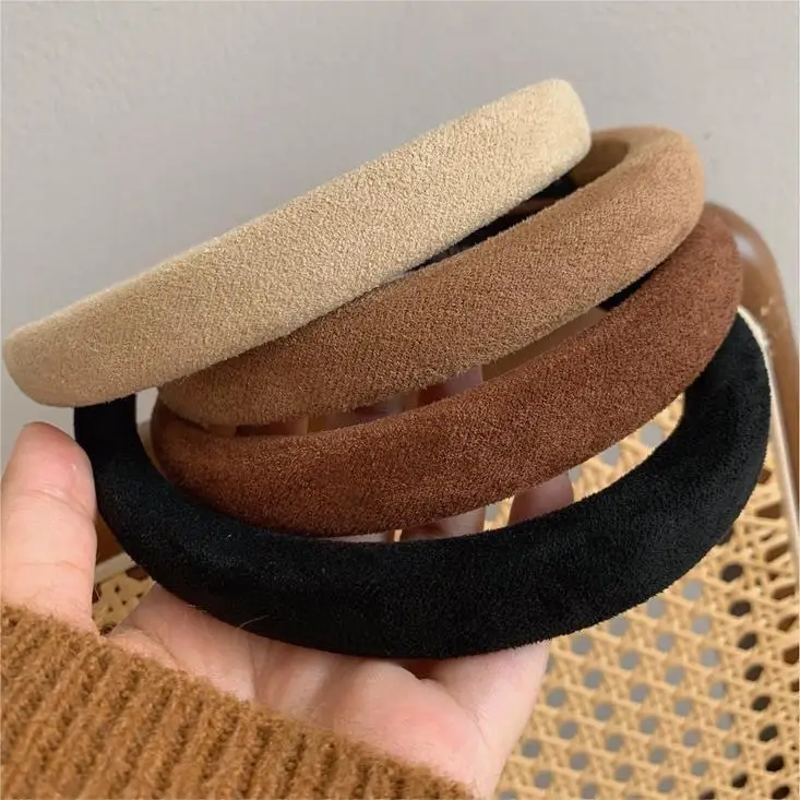 Suede Headband Autumn Winter Brown 2024 — feature 4