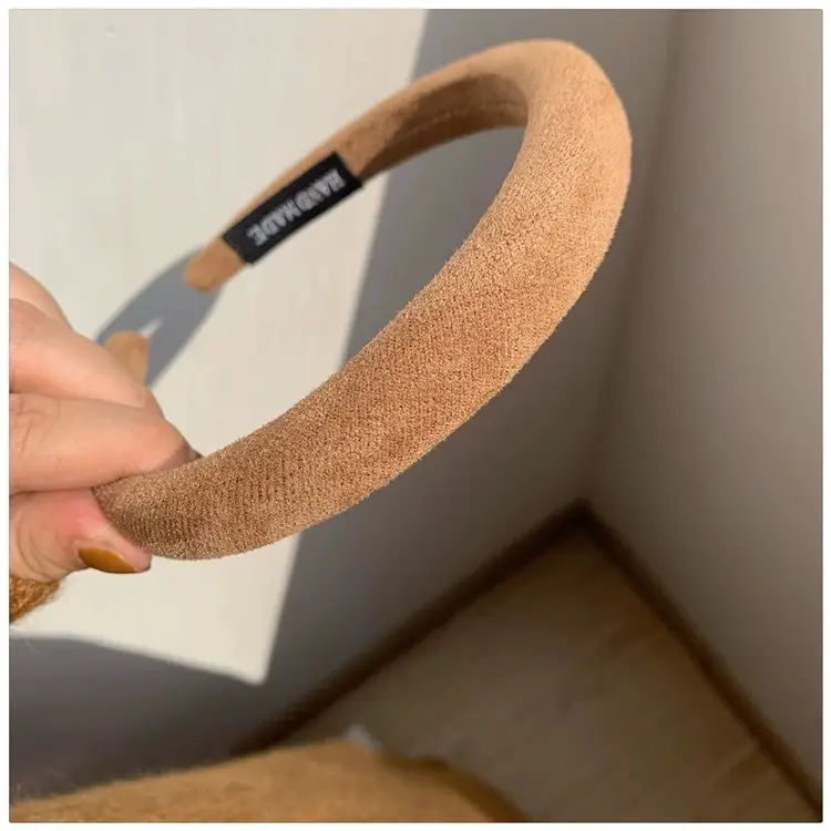 Suede Headband Autumn Winter Brown 2024 — feature 5