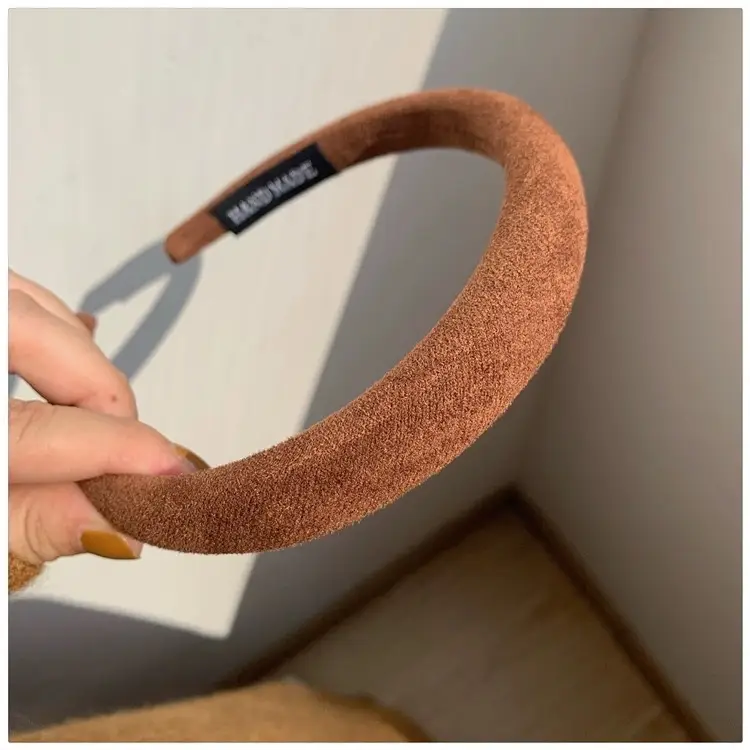 Suede Headband Autumn Winter Brown 2024 — feature 6