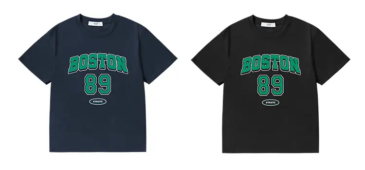 Boston 89 Green Printed T-Shirt Large for Boys Girls — feature 11