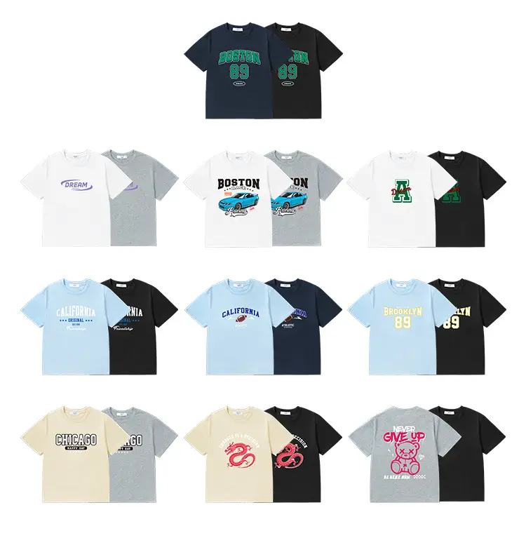 Boston 89 Green Printed T-Shirt Large for Boys Girls — feature 3