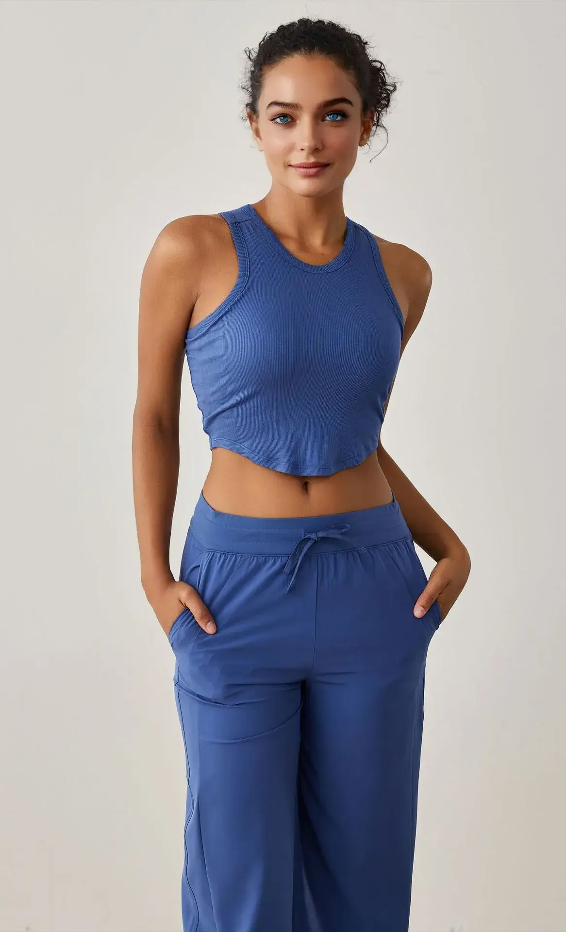 Modal Rib Slim Fit Slim Yoga Vest Belt Chest Pad Sports Top Breathable Gather Fitness Bra — feature 18