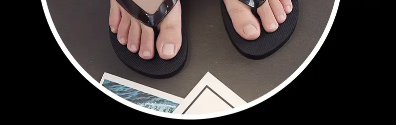Simple Solid Color Men's Summer Outdoor Flip-Flops Trendy Korean Style Non-Slip Beach Sandals Wholesale — feature 16