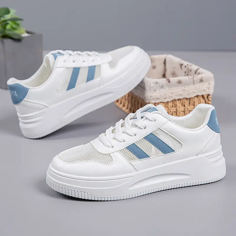 Breathable Thick-Soled Lightweight White Sneakers for Women 2026 New Summer Hot-Selling Mesh Casual Sports Shoes Ins Trendy Versatile