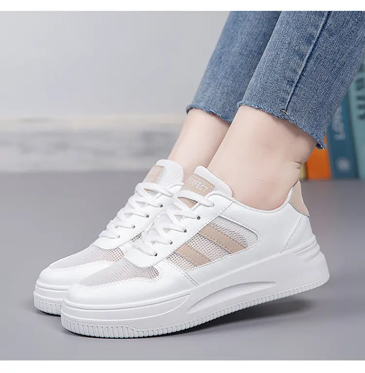 Breathable Thick-Soled Lightweight White Sneakers for Women 2026 New Summer Hot-Selling Mesh Casual Sports Shoes Ins Trendy Versatile — feature 18