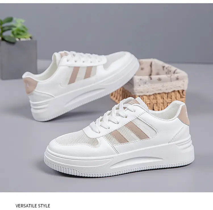 Breathable Thick-Soled Lightweight White Sneakers for Women 2026 New Summer Hot-Selling Mesh Casual Sports Shoes Ins Trendy Versatile — feature 25