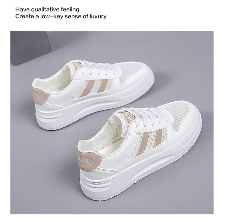 Breathable Thick-Soled Lightweight White Sneakers for Women 2026 New Summer Hot-Selling Mesh Casual Sports Shoes Ins Trendy Versatile — feature 26