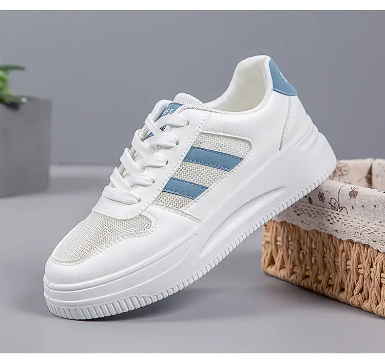 Breathable Thick-Soled Lightweight White Sneakers for Women 2026 New Summer Hot-Selling Mesh Casual Sports Shoes Ins Trendy Versatile — feature 27