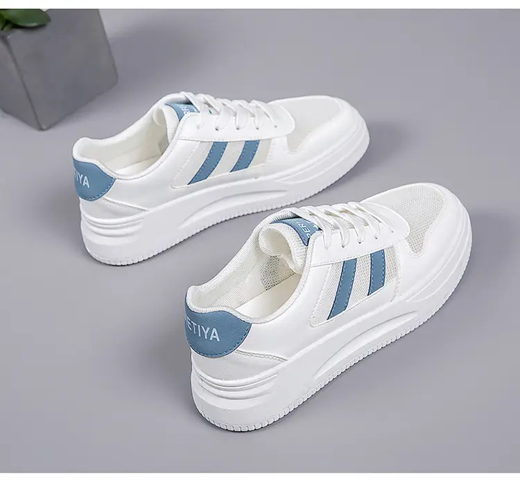 Breathable Thick-Soled Lightweight White Sneakers for Women 2026 New Summer Hot-Selling Mesh Casual Sports Shoes Ins Trendy Versatile — feature 28