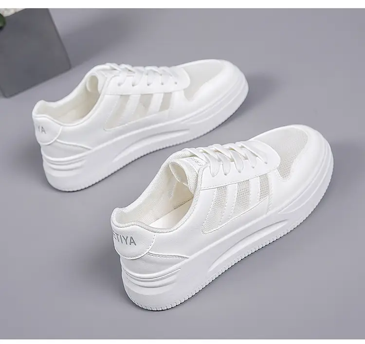 Breathable Thick-Soled Lightweight White Sneakers for Women 2026 New Summer Hot-Selling Mesh Casual Sports Shoes Ins Trendy Versatile — feature 31