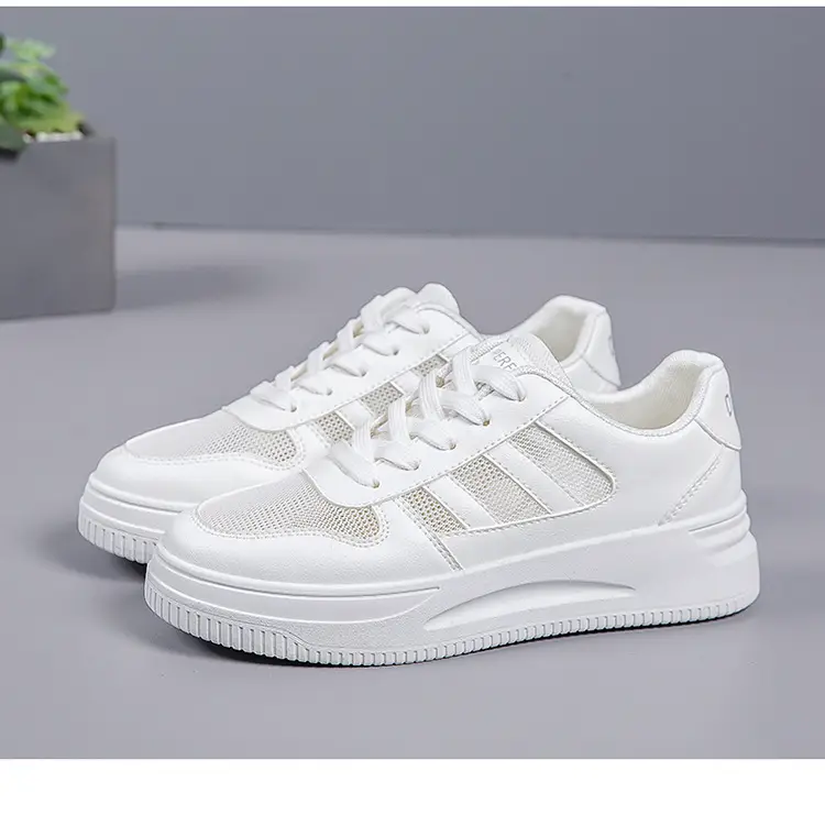 Breathable Thick-Soled Lightweight White Sneakers for Women 2026 New Summer Hot-Selling Mesh Casual Sports Shoes Ins Trendy Versatile — feature 32