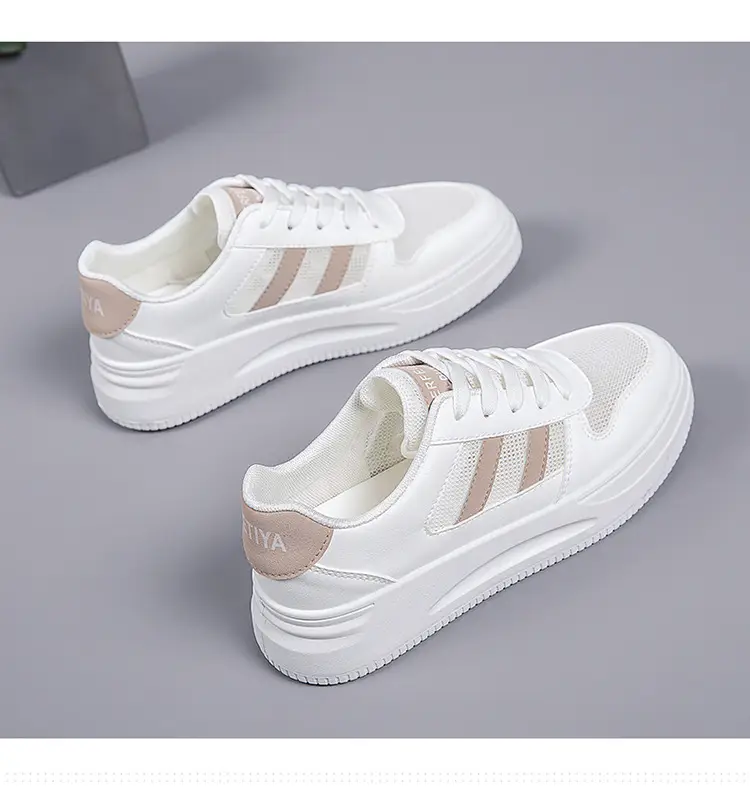 Breathable Thick-Soled Lightweight White Sneakers for Women 2026 New Summer Hot-Selling Mesh Casual Sports Shoes Ins Trendy Versatile — feature 6