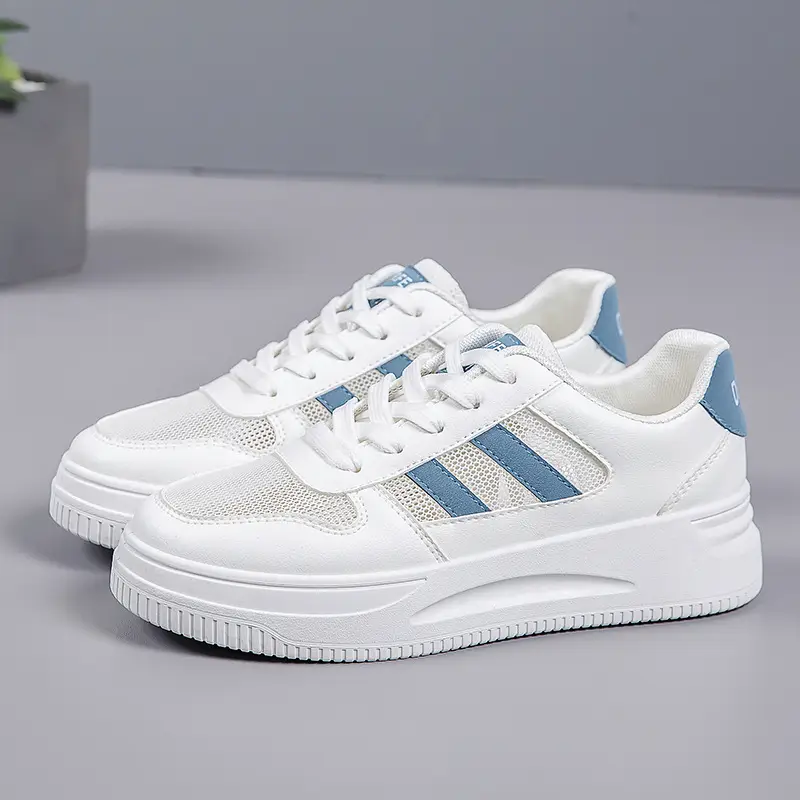 Breathable Thick-Soled Lightweight White Sneakers for Women 2026 New Summer Hot-Selling Mesh Casual Sports Shoes Ins Trendy Versatile