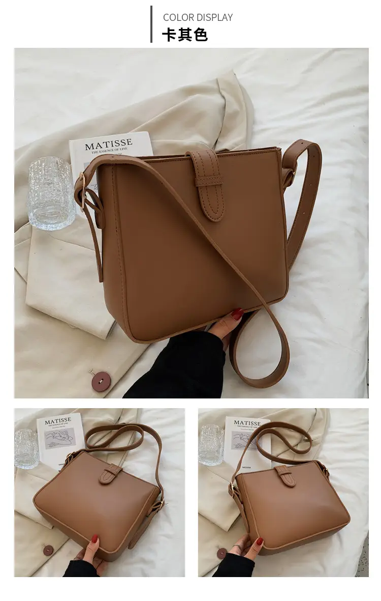 Brown Leather Shoulder Bag for Women 2024 New Style — feature 13