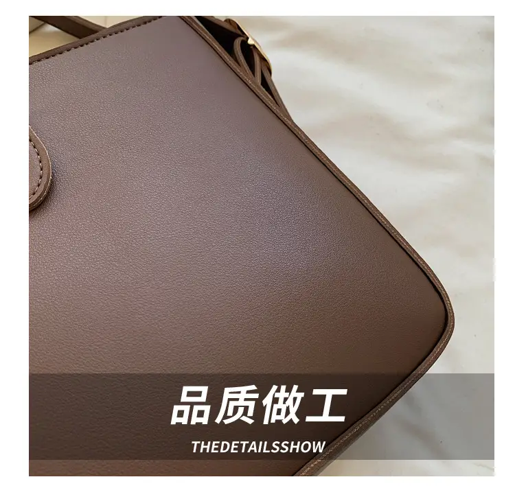 Brown Leather Shoulder Bag for Women 2024 New Style — feature 5