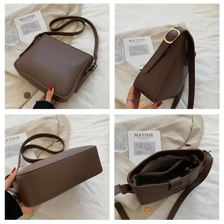 Brown Leather Shoulder Bag for Women 2024 New Style — feature 9