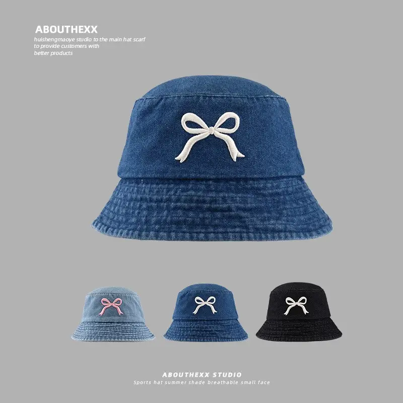 Pink Bow Embroidered Baseball Cap for Kids Primary School - Image 32